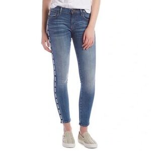 Driftwood‎ Marilyn Skinny Triangle Embroidered Jeans 27